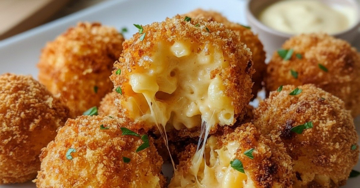 The Ultimate Cheesecake Factory Air Fryer Fried Mac and Cheese Balls 4 Recipe image