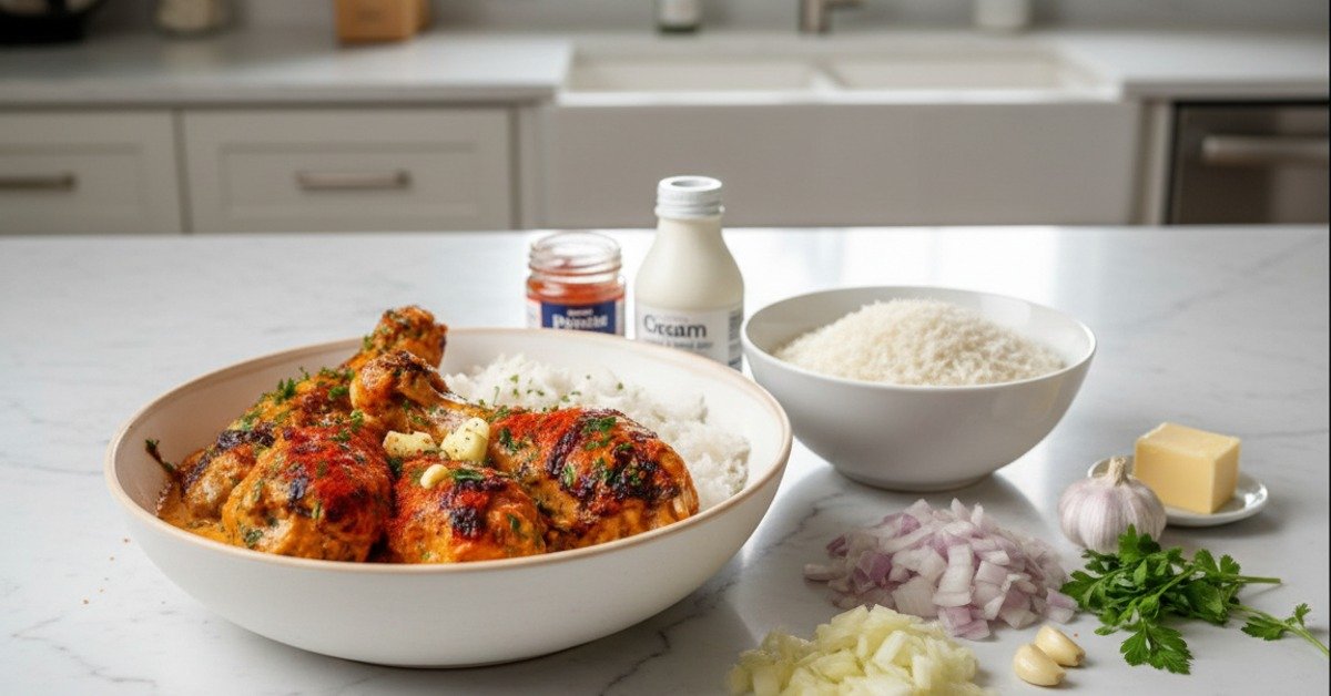 Cozy & Comforting Creamy Paprika Chicken with Rice 5 Recipe image