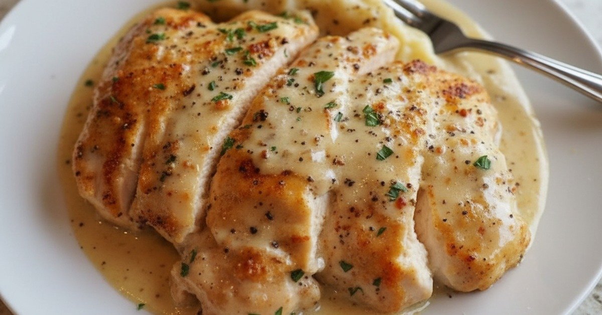 The Ultimate Crockpot Creamy Garlic Parmesan Chicken You'll Crave! 4 Recipe image