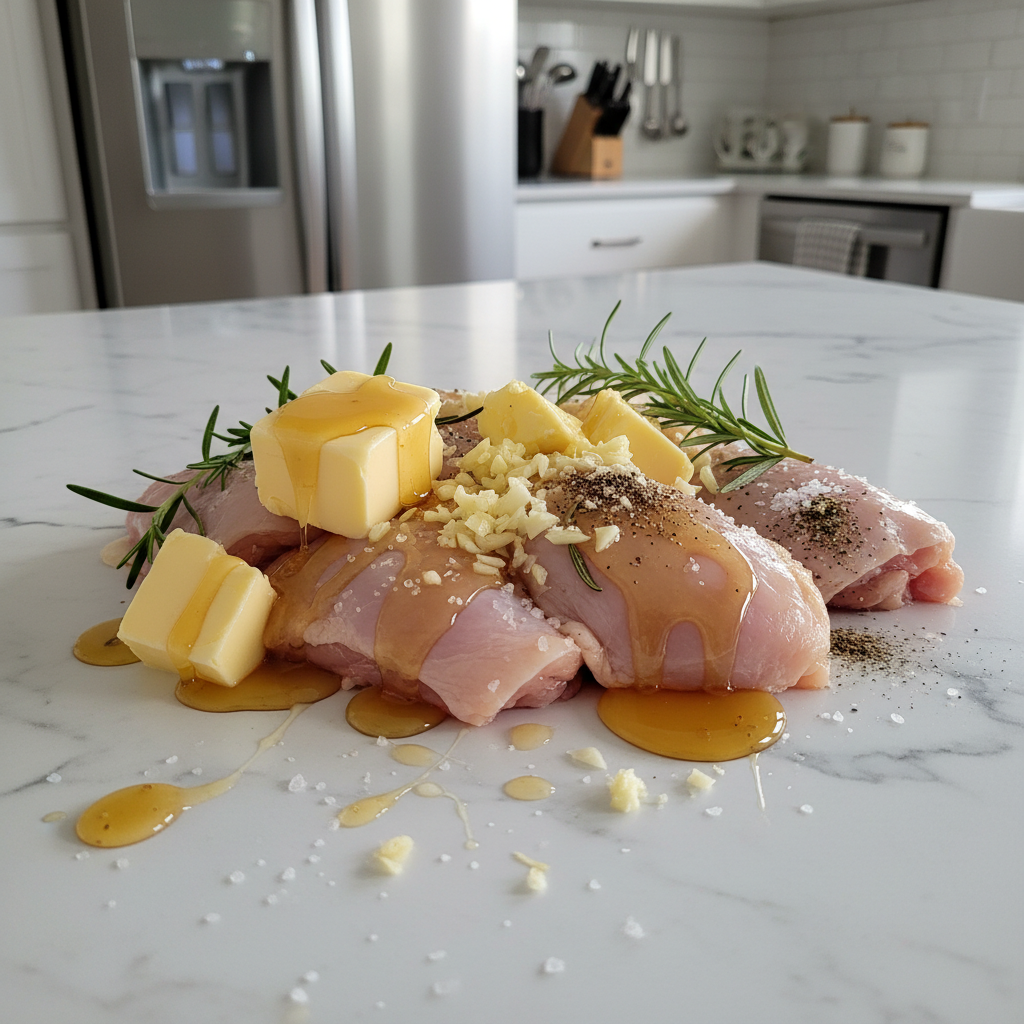 Quick Honey Butter Chicken Bake Dinner 5 Recipe image