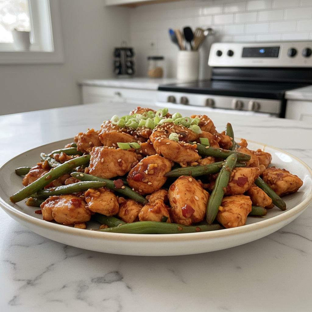 Quick & Easy: Garlicky Sweet Thai Chili Chicken Stir Fry