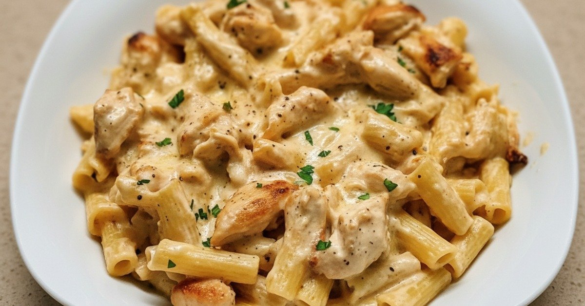 Indulge in Quick & Delicious Creamy Ricotta Chicken Pasta Tonight!