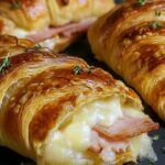 irresistible easy air fryer ham cheese croissants golden perfection featured