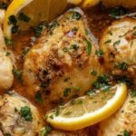 juicy crock pot chicken thighs the easiest lemon garlic butter recipe featured