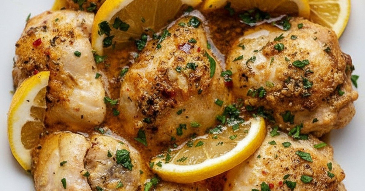 Juicy Crock Pot Chicken Thighs: The Easiest Lemon Garlic Butter Recipe