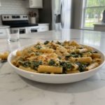 quick baked ricotta spinach pasta dinner featured