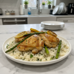 quick lemon butter chicken thighs dinner featured