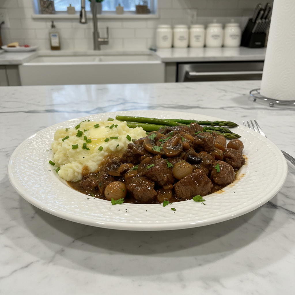Quick Slow Cooker Beef Tips Dinner: Hearty Weeknight Meal