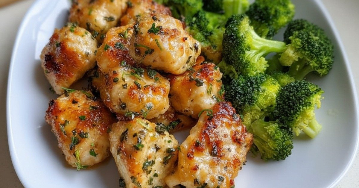 The Easiest Air Fryer Chicken Bites and Broccoli for Busy Weeknights
