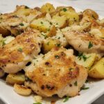 the ultimate garlic parmesan chicken and potatoes dinner featured
