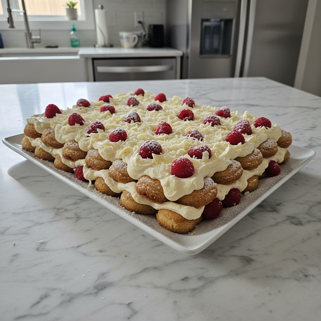 Indulgent White Chocolate Raspberry Tiramisu: A Dreamy Dessert