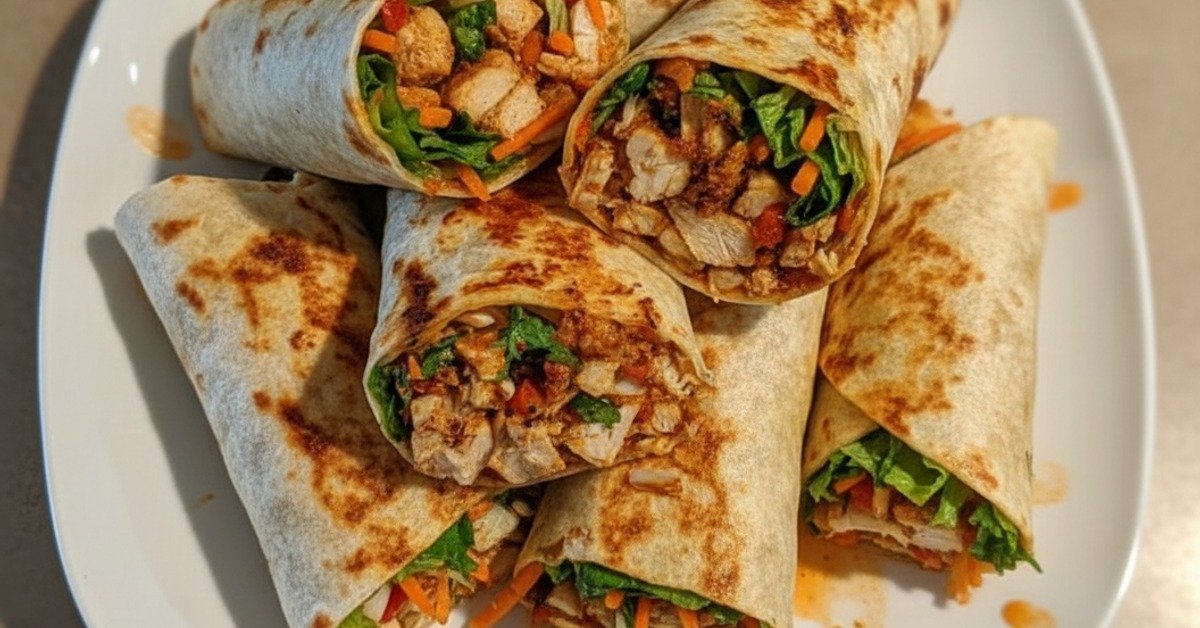 Zesty Sweet Chili Chicken Wraps: Your New Favorite Dinner!