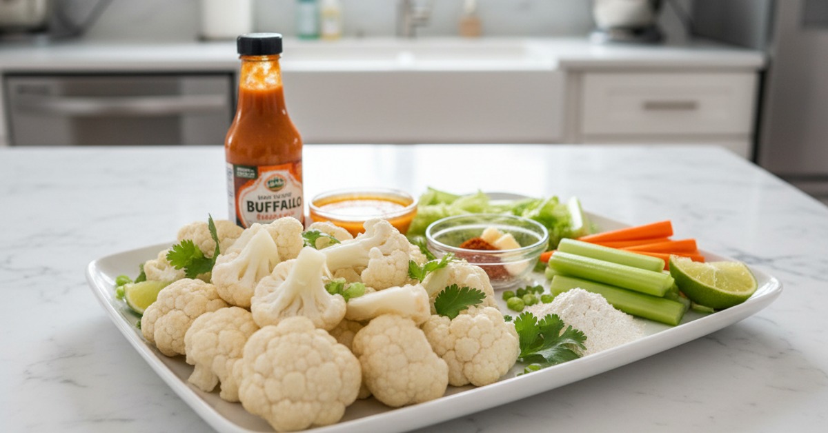 The Ultimate Air Fryer Buffalo Cauliflower: Crispy & Flavorful! 5 Recipe image