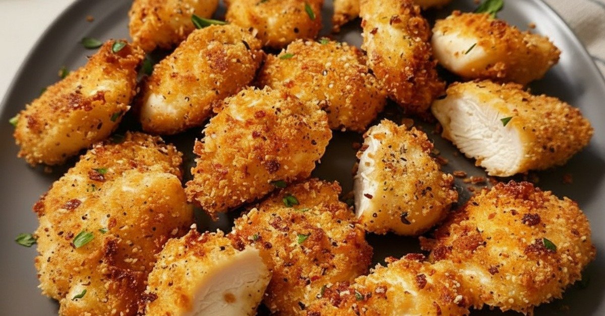 Crispy Air Fryer Ranch-Crusted Chicken Bites: Your New Favorite!