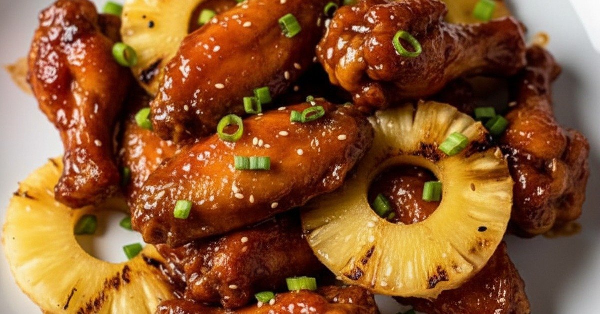 Irresistible Hawaiian-Style Chicken Wings: Sweet & Tangy Perfection