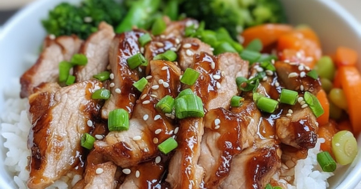 Irresistible Honey Garlic Pork Rice Bowl: Your New Weeknight Go-To