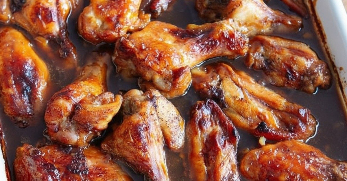 Irresistible Sticky Coca Cola Chicken Wings: A Crowd-Pleaser! 4 Recipe image