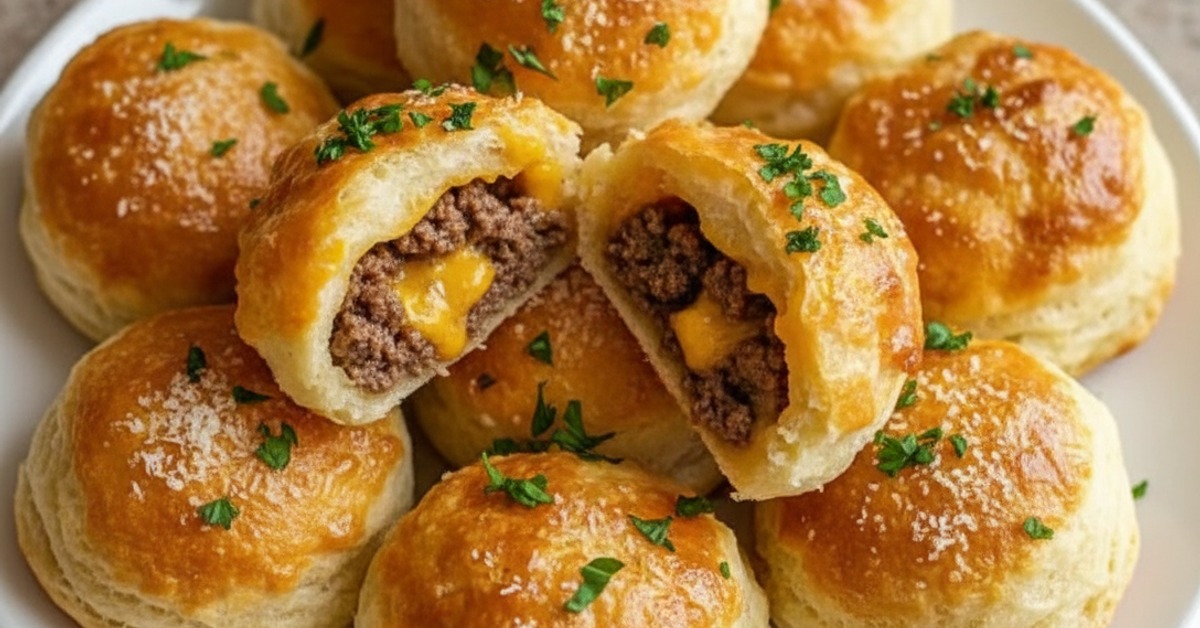 The Ultimate Garlic Parmesan Cheeseburger Bombs You’ll Crave