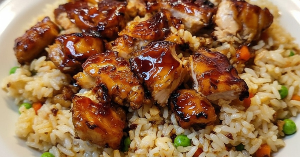 The Ultimate One-Pan Honey BBQ Chicken Rice You’ll Make Often