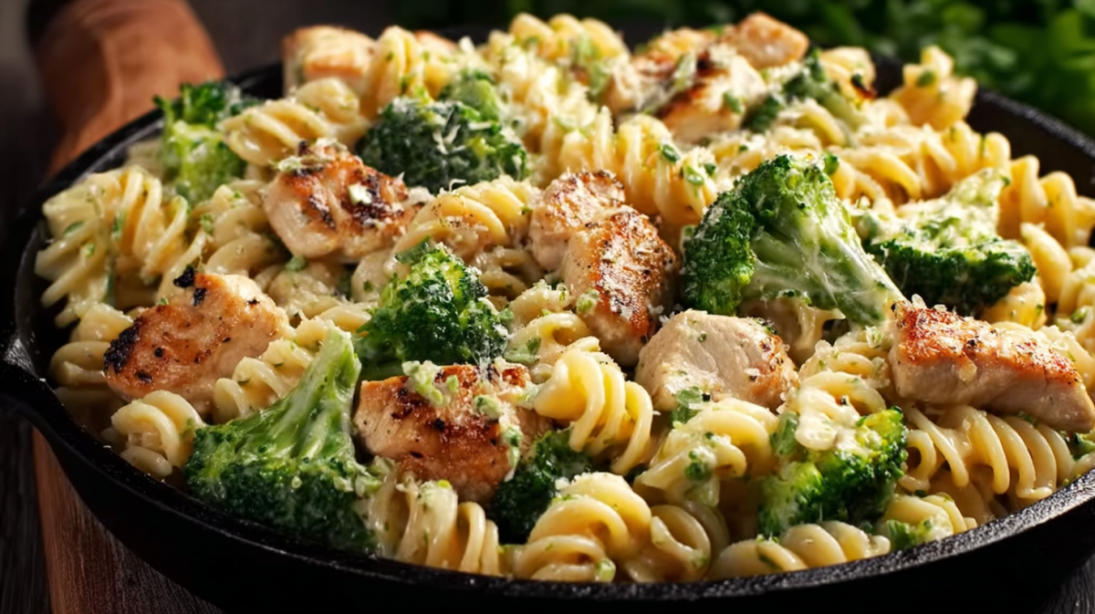 The Creamiest Chicken Broccoli Pasta You'll Make Again and Again 4 Recipe image