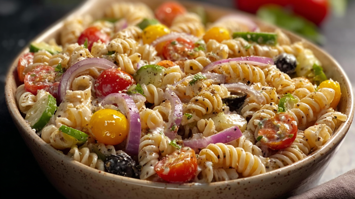 Homemade High-Protein Pasta Salad