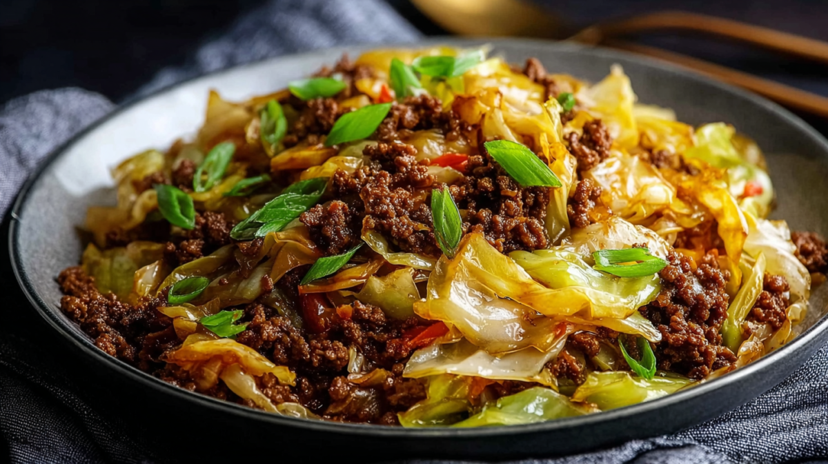 The Best Low Carb Mongolian Ground Beef Cabbage You’ll Crave