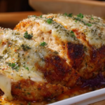 Melt in Your Mouth Garlic Parmesan Chicken Meatloaf