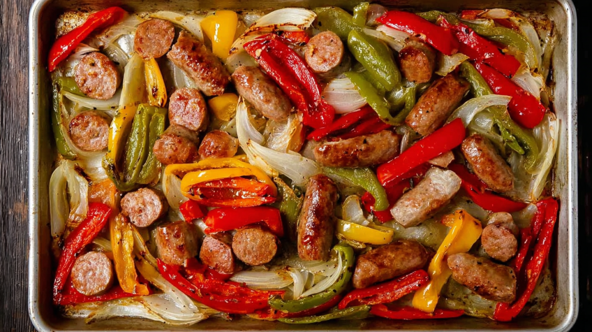 The Perfect Sheet Pan Sausage and Peppers You’ll Crave Weekly
